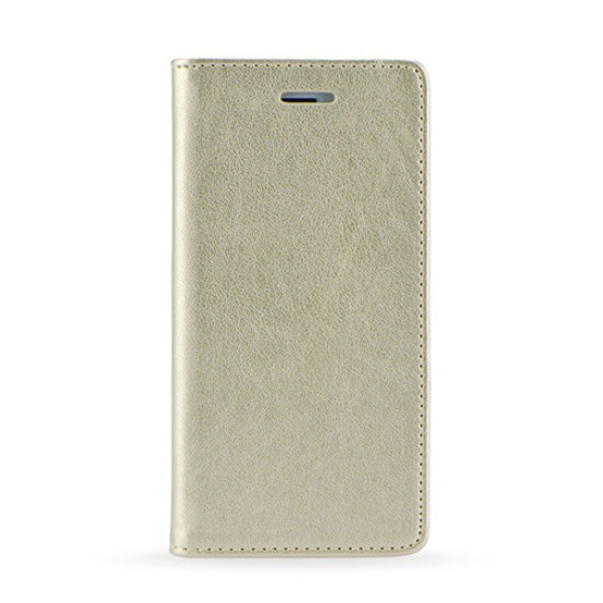 Θήκη OEM Magnet για Huawei P20 Flip Cover Synthetic Leather Gold