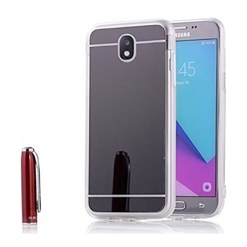 Θήκη Forcell Mirror για Samsung J330 Galaxy J3 (2017) Back Cover Silicone Grey