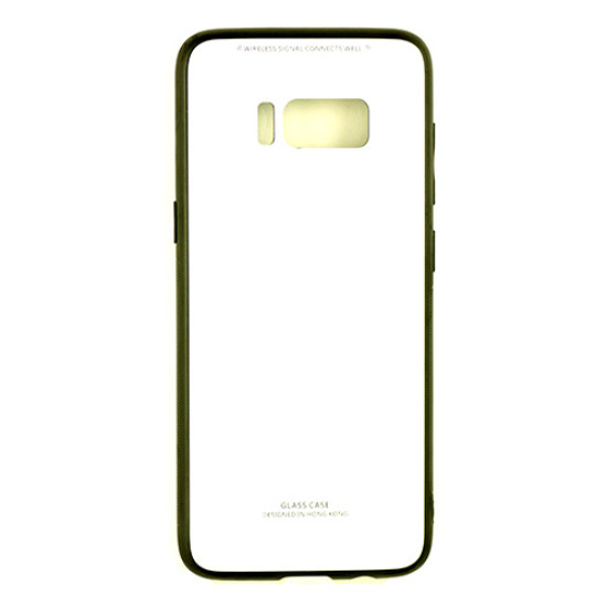 Θήκη OEM Glass για Samsung G950 Galaxy S8 Back Cover White Θήκη OEM Glass για Samsung G950 Galaxy S8 Back Cover White