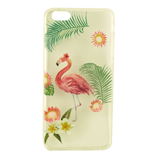 Θήκη Forcell Flamingo για Apple iPhone 6 Plus, 6s Plus Back Cover White Θήκη Forcell Flamingo για Apple iPhone 6 Plus, 6s Plus Back Cover White