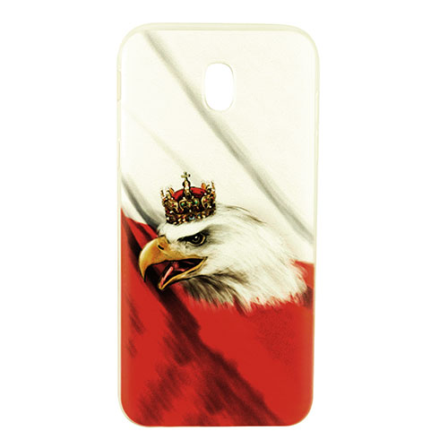 Θήκη OEM Patriotic για Samsung J530 Galaxy J5 (2017) Back Cover TPU 0.3mm Transparent White/Red Θήκη OEM Patriotic για Samsung J530 Galaxy J5 (2017) Back Cover TPU 0.3mm Transparent White/Red