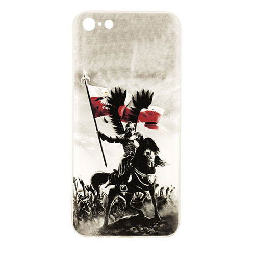 Θήκη OEM Patriotic για Apple iPhone 7, 8 Back Cover TPU 0.3mm Transparent White/Black Θήκη OEM Patriotic για Apple iPhone 7, 8 Back Cover TPU 0.3mm Transparent White/Black