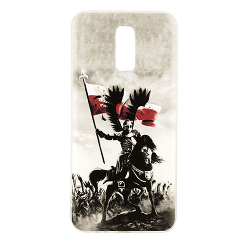 Θήκη OEM Patriotic για Huawei Mate 10 Lite Back Cover TPU 0.3mm Transparent White/Black Θήκη OEM Patriotic για Huawei Mate 10 Lite Back Cover TPU 0.3mm Transparent White/Black