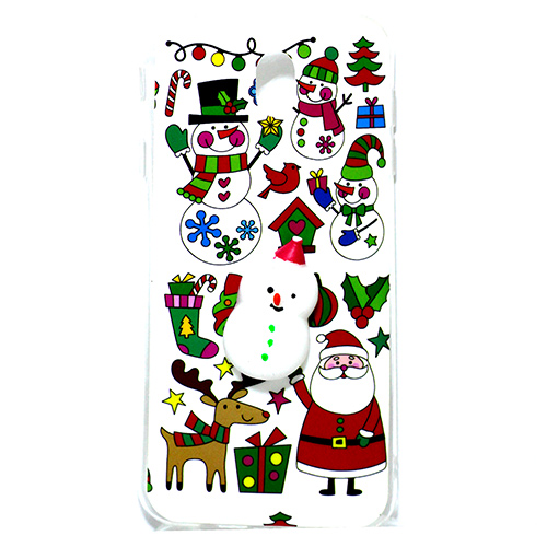 Θήκη OEM Futeral Squishy για Samsung J730 Galaxy J7 (2017) Back Cover TPU White Christmas Θήκη OEM Futeral Squishy για Samsung J730 Galaxy J7 (2017) Back Cover TPU White Christmas