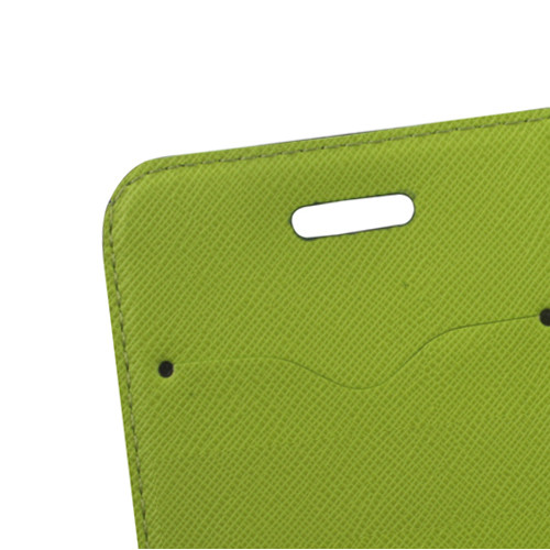 Θήκη OEM Fancy Book για Samsung J610 Galaxy J6 Plus (2018) Flip Cover Navy Lime 5901737935274