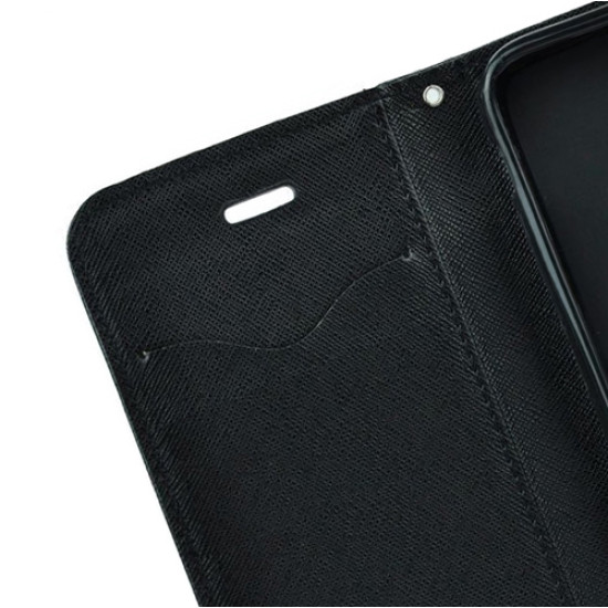 Θήκη OEM Fancy Book για Xiaomi Redmi 6 Pro Flip Cover Black 5901737918017