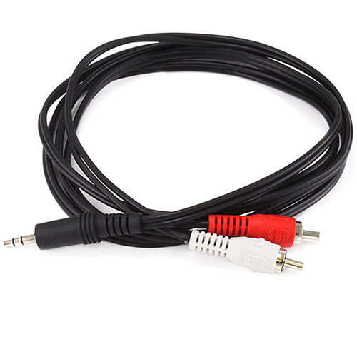 Καλώδιο ήχου με βύσμα Powertech από 3.5mm σε 2 χ RCA (M) 1.5mm