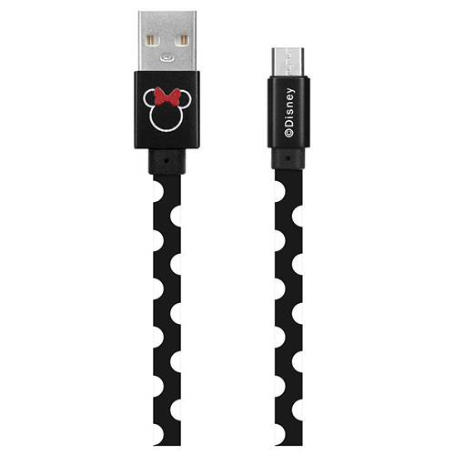 Data cable Disney Minnie Micro USB to USB 2.0 καλώδιο δεδομένων 1m Black original blister