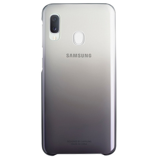 Θήκη Samsung EF-AA202CBE για A202 Galaxy A20e Back Cover Gradation Black original