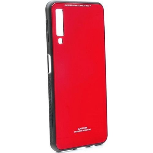 Θήκη Forcell Glass για Samsung A505 Galaxy A50 Back Cover Red