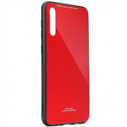 Θήκη Forcell Glass για Samsung A505 Galaxy A50 Back Cover Red Θήκη Forcell Glass για Samsung A505 Galaxy A50 Back Cover Red