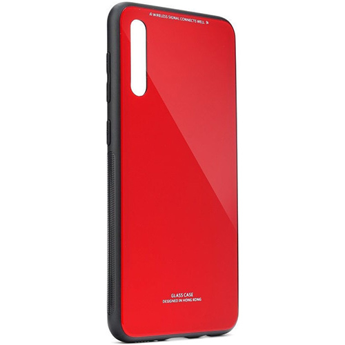 Θήκη Forcell Glass για Samsung A705 Galaxy A70 Back Cover Red Θήκη Forcell Glass για Samsung A705 Galaxy A70 Back Cover Red