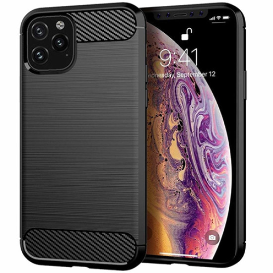 Θήκη Forcell Carbon για Apple iPhone 11 Pro Back Cover Black Θήκη Forcell Carbon για Apple iPhone 11 Pro Back Cover Black