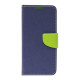 Θήκη OEM Fancy Book για Apple iphone 11 Pro Max Flip Cover Navy Lime