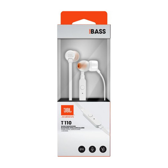 Handsfree JBL T110 3.5mm White Original