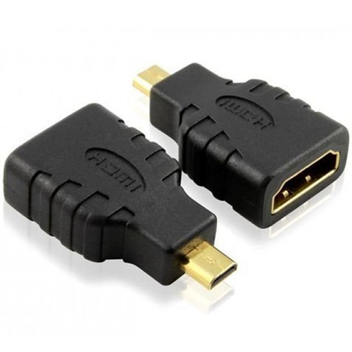 Αντάπτορας Powertech HDMI (F) σε Micro HDMI (M) Black