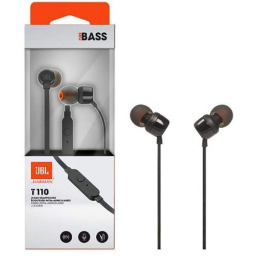 Handsfree JBL T110 3.5mm Black Original