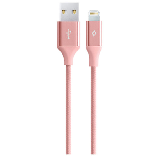 Data cable TTEC 2DK7508P Lightning - USB 2.0 για iPhone 5/5s, 6/6S, 6/6S Plus, SE, 7/7 Plus, iPad Air/Mini 1m Pink original