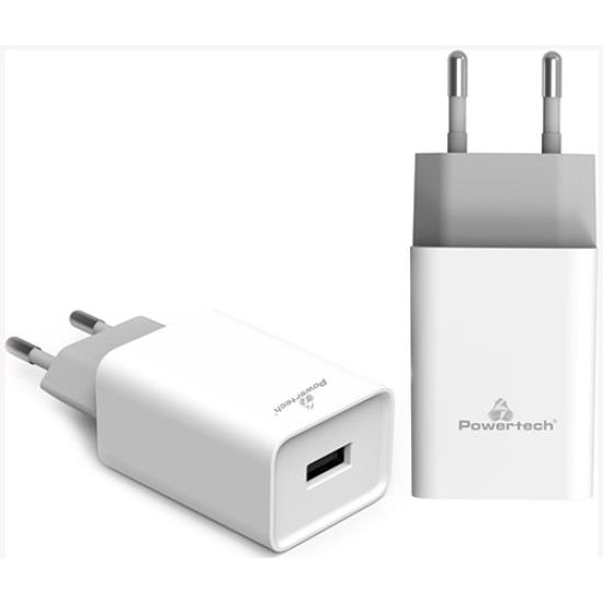 Φορτιστής ταξιδίου Αντάπτορας Powertech PT-780 USB 4000mAh 20W White Blister Φορτιστής ταξιδίου Αντάπτορας Powertech PT-780 USB 4000mAh 20W White Blister