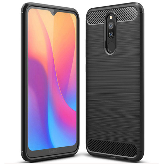 Θήκη Forcell Carbon για Xiaomi Redmi 8 Back Cover Black Θήκη Forcell Carbon για Xiaomi Redmi 8 Back Cover Black