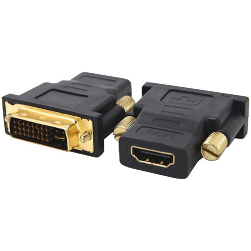 Αντάπτορας Powertech DVI-I (M) σε HDMI (F) Black