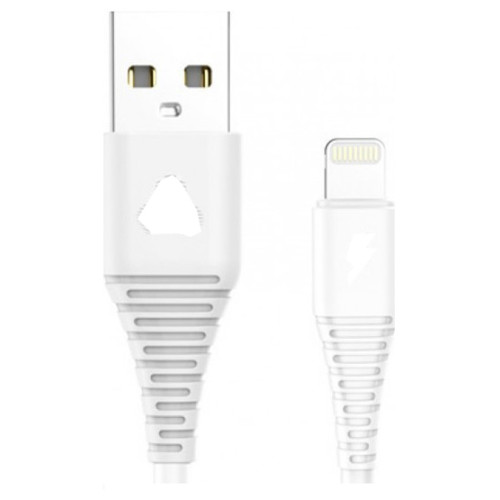 Data cable Powertech Lightning to USB 2.0 για iPhone 5/5s, 6/6S, 6/6S Plus, SE, 7/7 Plus, iPad Air/Mini 1m White