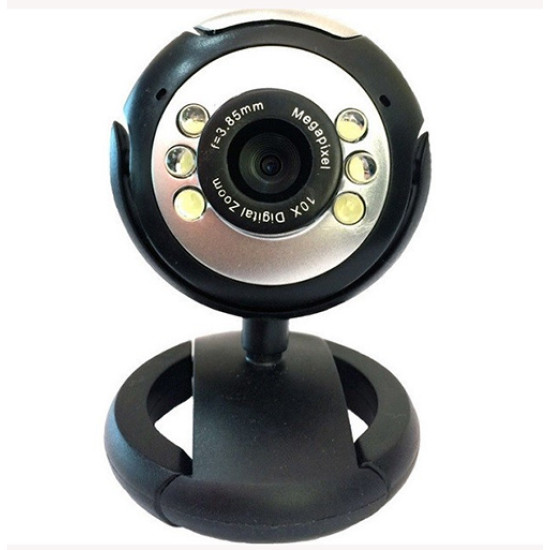 Web Camera Powertech PT-509 Black