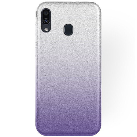 Θήκη Forcell Shining για Samsung A205 Galaxy A20, A30 Back Cover Clear Violet