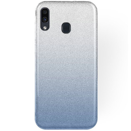 Θήκη Forcell Shining για Samsung A205 Galaxy A20, A30 Back Cover Clear Blue