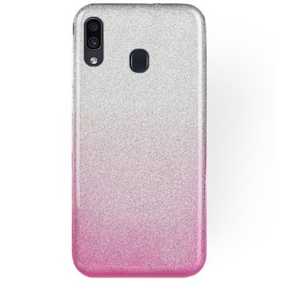Θήκη Forcell Shining για Samsung A205 Galaxy A20, A30 Back Cover Clear Pink