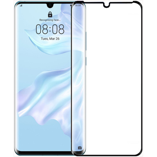 Tempered Glass OEM 9H 5D για Huawei P30 Pro Full Black