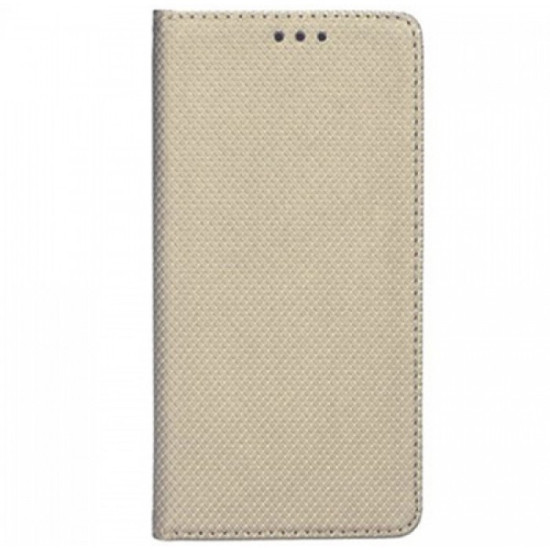 Θήκη OEM Smart Magnet για Xiaomi Redmi 8A Flip Cover Gold