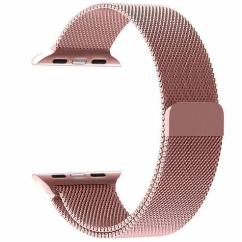 Tactical 343 Loop Magnetic Stainless Steel Band Apple Watch iWatch 1,2,3 42MM Rose Gold Λουράκι Σιλικόνης