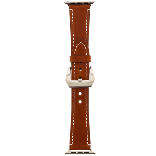 Tactical 289 Genuine Leather Band Apple Watch iWatch 1,2,3 42MM Brown Λουράκι