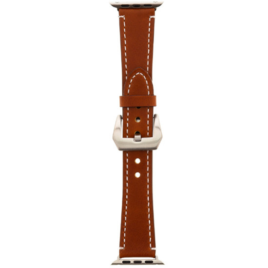 Tactical 289 Genuine Leather Band Apple Watch iWatch 1,2,3 42MM Brown Λουράκι