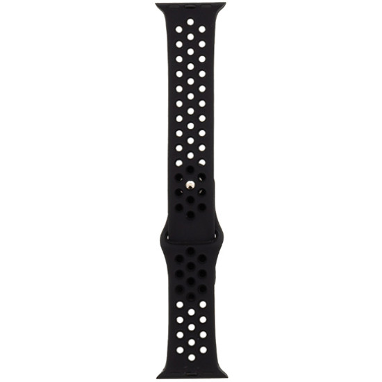 Tactical 128 Double Silicon Apple Watch iWatch 1,2,3 42MM Black Λουράκι Σιλικόνης