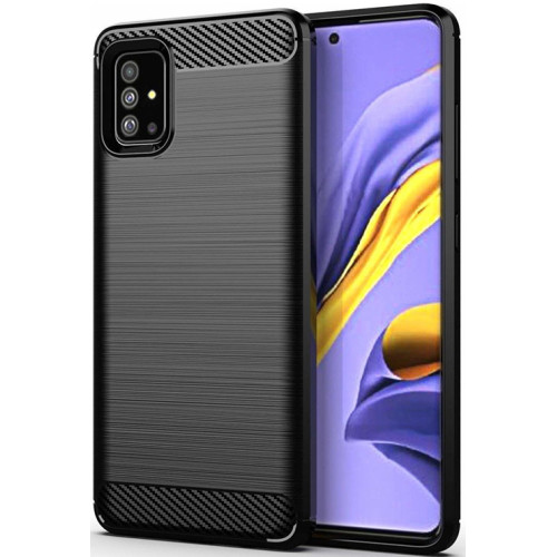 Θήκη Forcell Carbon για Samsung A515 Galaxy A51 Back Cover Black