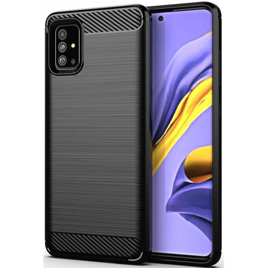 Θήκη Forcell Carbon για Samsung A515 Galaxy A51 Back Cover Black Θήκη Forcell Carbon για Samsung A515 Galaxy A51 Back Cover Black