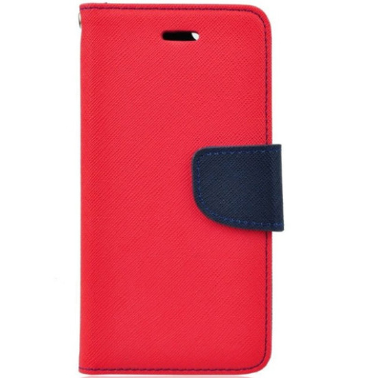 Θήκη OEM Fancy Book για Xiaomi Redmi Note 8 Pro Flip Cover Red Navy Θήκη OEM Fancy Book για Xiaomi Redmi Note 8 Pro Flip Cover Red Navy