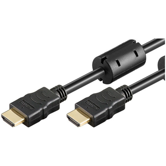 Καλώδιο Powertech CAB-H086 1.4 HDMI male - HDMI male 1m Black