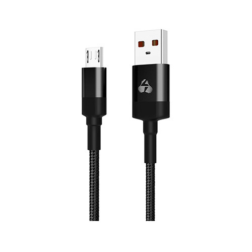 Data cable Powertech PTR-0080 Eco Micro USB to USB 2.0 καλώδιο δεδομένων 1m Black