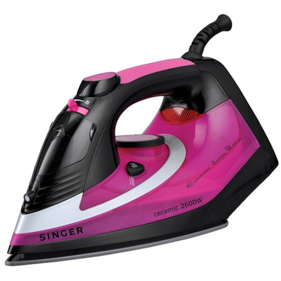Σίδερο ατμού Singer STI-1740-CRBF 2600 Watt Pink