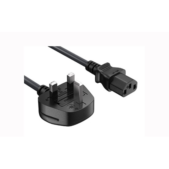 Καλώδιο Τροφοδοσίας Ρεύματος OEM 3Pin UK For PC 1.2m
