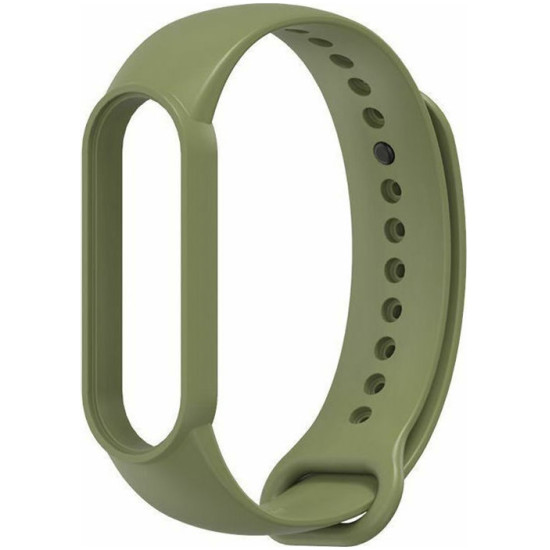 Xiaomi Mi Band 5 Strap Chaki Λουράκι Σιλικόνης OEM