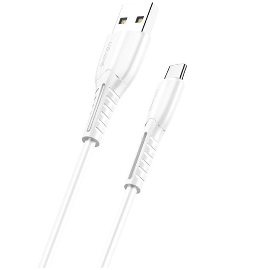 Data Cable USAMS SJ366 U35 Type-C to USB 2.0 καλώδιο δεδομένων 1m White