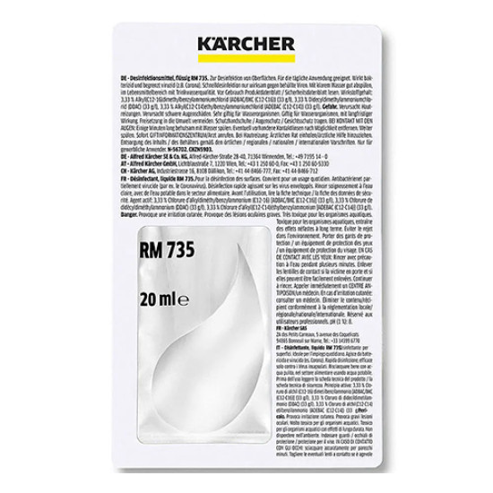 Απολυμαντικό ρευστό Karcher RM 735 20 ml 6.296-143.0
