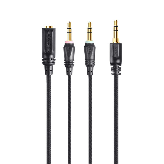 Headset Sades Spirits SA-721 Gaming 3.5mm multiplatform With Microphone Black