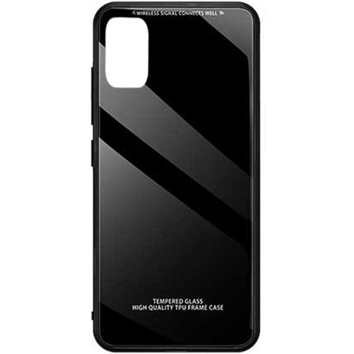 Θήκη Forcell Glass για Samsung A415 Galaxy A41 Back Cover Black