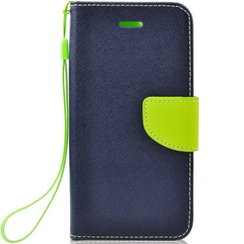 Θήκη OEM Fancy Book για Samsung A415 Galaxy A41 Flip Cover Navy Lime