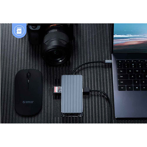 Docking Stations Orico WB-6TS Type-C to 3x USB 3.0 to 1x HDMI Grey